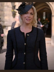 Ted Lasso S02 Rebecca Welton Black Coat