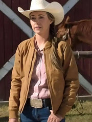 Amy Fleming Heartland S19 Brown Jacket