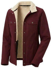 Gracie Pryce Heartland S19 Burgundy Jacket