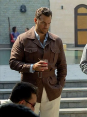 In the Grey 2026 Henry Cavill Brown Jacket