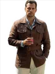 In the Grey 2026 Henry Cavill Brown Jacket