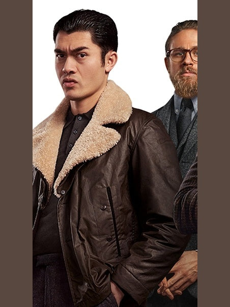 The Gentlemen Henry Golding Leather Jacket