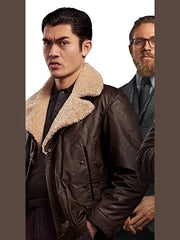 The Gentlemen Henry Golding Leather Jacket