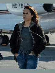 Hightown S02 Jackie Quiñones Black Hooded Jacket
