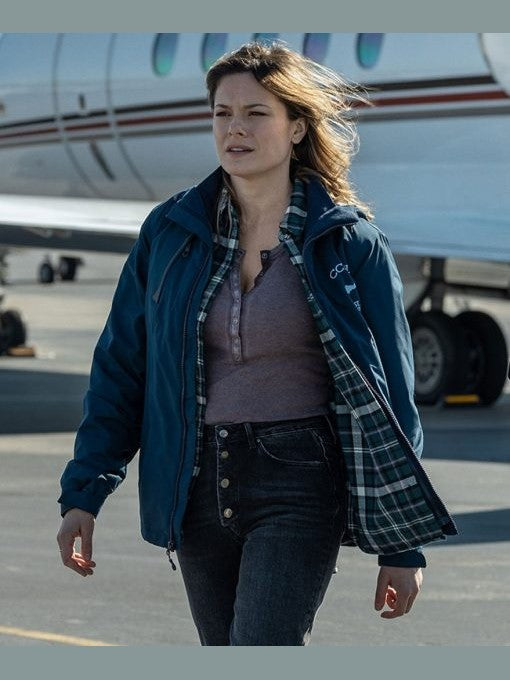 Hightown S02 Leslie Babcock Blue Jacket