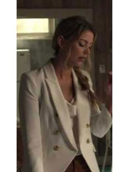 Hightown S02 Renee Segna White Blazer