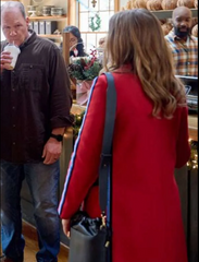 A Bills Love Story Holland Roden Red Stripe Coat