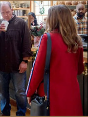 A Bills Love Story Holland Roden Red Stripe Coat