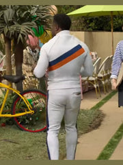 Me Time Mark Wahlberg White Tracksuit