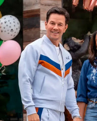 Me Time Mark Wahlberg White Tracksuit