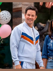 Me Time Mark Wahlberg White Tracksuit