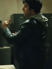 Anthony Ippolito I Play Rocky Black Leather Blazer