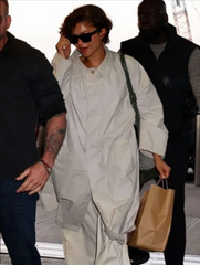 Zendaya JFK Airport New York City Coat