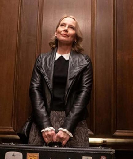 Jan Only Murders in the Building Black Leather Jacket