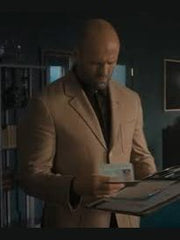 Jason Statham Wrath of Man Brown Blazer