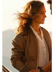 Jennifer Connelly Top Gun Maverick Brown Jacket