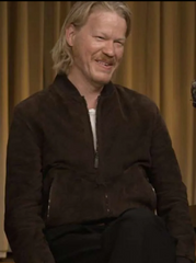 Jesse Plemons Bugonia Brown Jacket