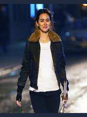 Jessica Henwick The Defenders Fur Jacket