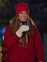 Christmas Under the Northern Lights Jill Wagner Red Jacket