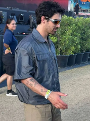 Coachella 2026 Joe Jonas Grey Jacket