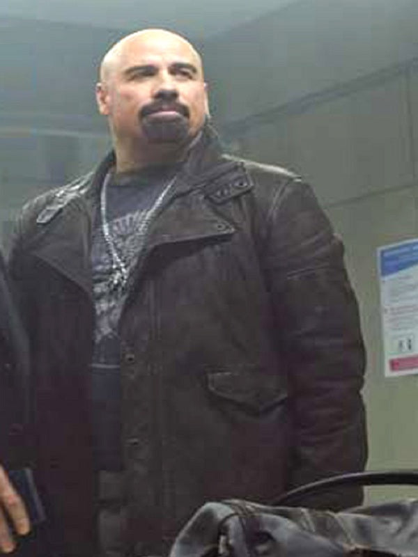 John Travolta From Paris with Love Leather Jacket