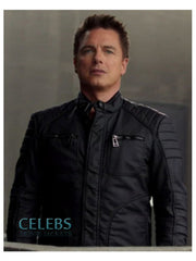 John Barrowman Arrow Malcolm Merlyn Leather Jacket