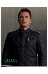 John Barrowman Arrow Malcolm Merlyn Leather Jacket