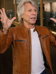 The Today Show Jon Bon Jovi Brown Jacket