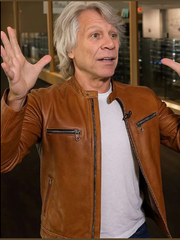 The Today Show Jon Bon Jovi Brown Jacket