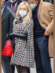 Julia Garner Inventing Anna Coat