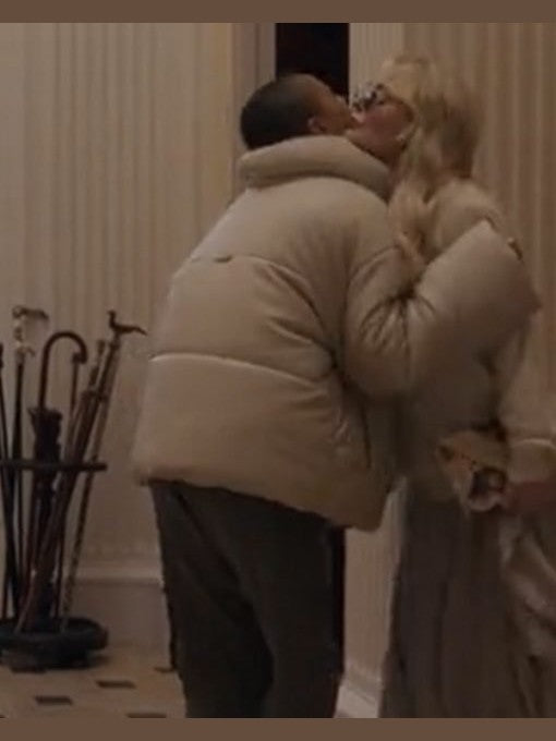 Gossip Girl Julien Calloway White Puffer Jacket