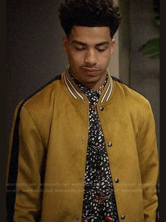 Junior’s Black-ish Bomber Jacket
