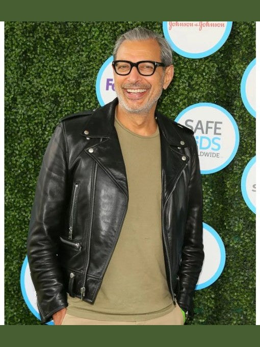 Jurassic World Dominion Jeff Goldblum Biker Jacket