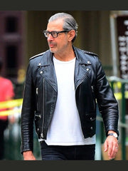 Jurassic World Dominion Jeff Goldblum Biker Jacket