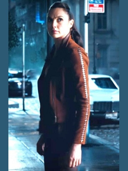 Justice League Gal Gadot Suede Jacket