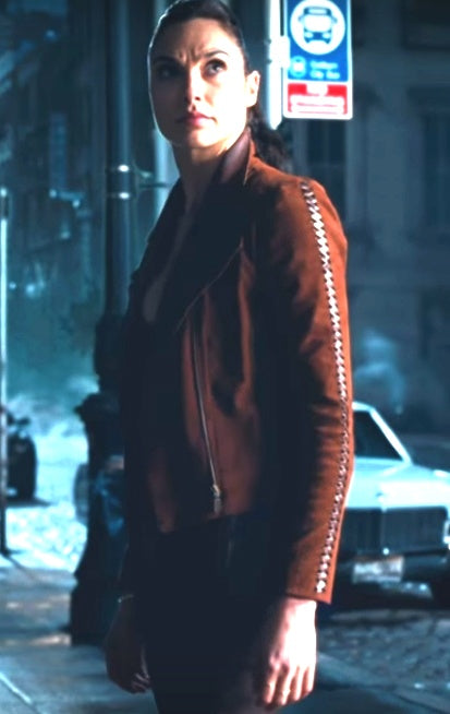 Justice League Gal Gadot Suede Jacket