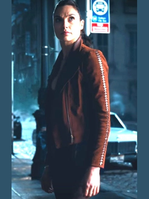 Justice League Gal Gadot Suede Jacket
