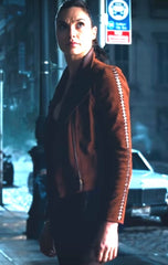 Justice League Gal Gadot Suede Jacket