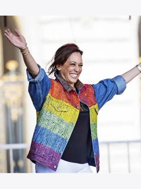 Kamala Harris Rainbow Jacket