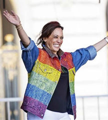 Kamala Harris Rainbow Jacket
