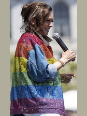 Kamala Harris Rainbow Jacket