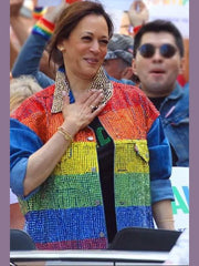Kamala Harris Rainbow Jacket