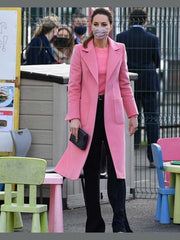 Kate Middleton Pink Trench Coat