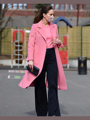 Kate Middleton Pink Trench Coat