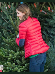 Kate Middleton Red Puffer Jacket