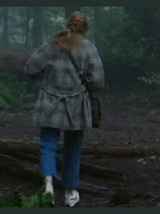 Nancy Drew Kennedy McMann Grey Plaid Coat