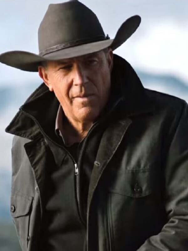 Yellowstone S02 Kevin Costner Green Jacket