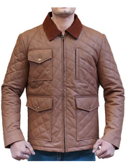 John Dutton Yellowstone S04 Quilted Jacket