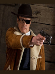 Kingsman Colin Firth Shearling Coat