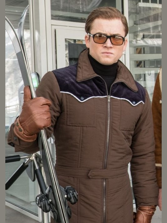 Kingsman The Golden Circle Eggsy Brown Jacket